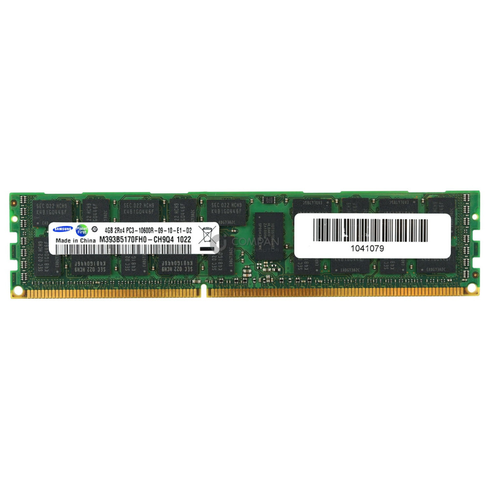 M393B5170FH0-CH9 SAMSUNG MEMORY 4GB 2RX4 PC3 10600R DDR3